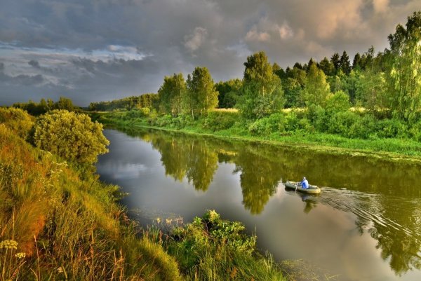 Красивые пейзажи на рыбалке