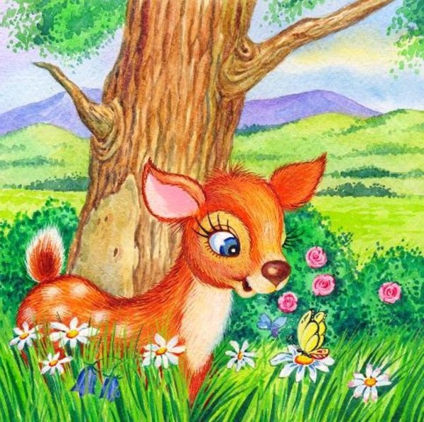 Мультики для детей Бэмби Bambi