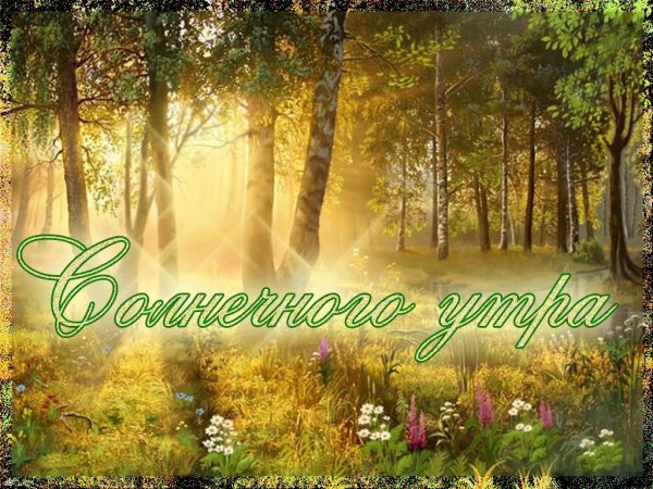 С добрым солнечнымутпом