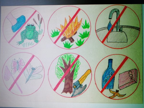 Знаки защиты природы