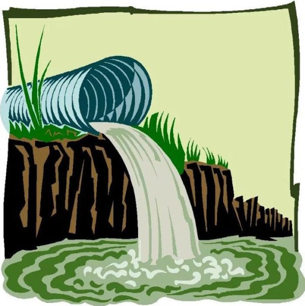 Загрязнение водоемов для детей