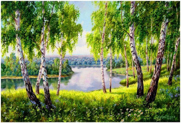 Елена Самарская Березовая роща