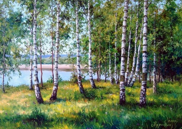 Летние пейзажи в живописи Александра Мельникова