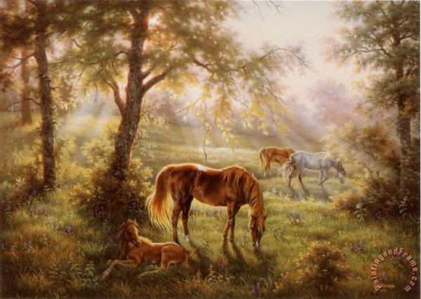 Пейзаж с животными