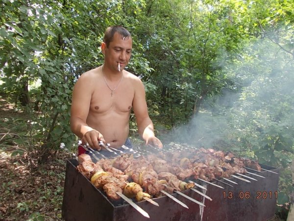 Шашлык на мангале