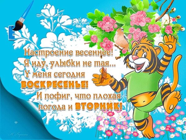Открытки замечательного вторника
