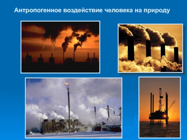 Антропогенные факторы
