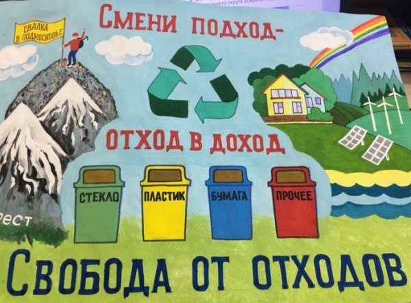 Рисунок раздельный сбор мусора перспектива будущего