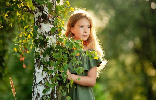 Дети природа лето солнце