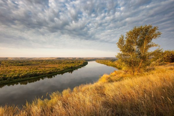 Рассвет на реке Дон