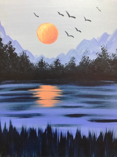 Природа для рисования красками