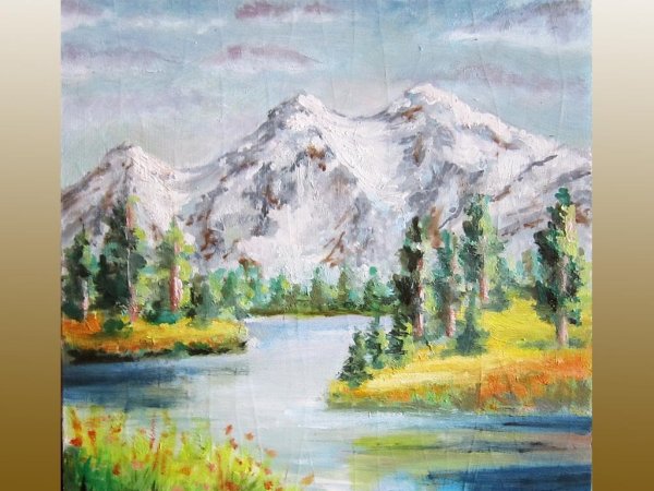 Красивые пейзажи для рисования