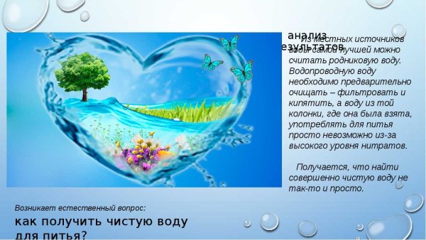 Роль воды в жизни человека