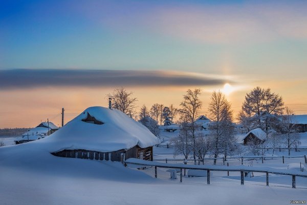 Природа Печора Коми зима