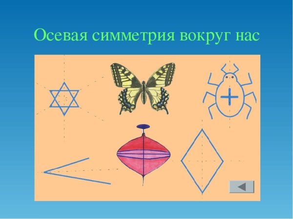 Осевая симметрия рисунки