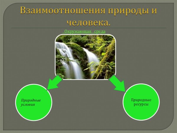 Единство человека и природы