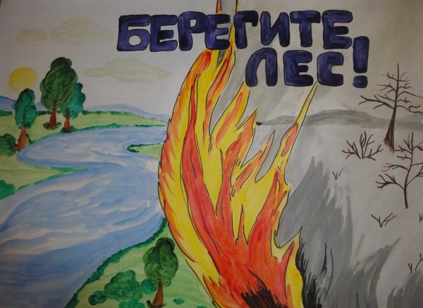 Плакат берегите природу