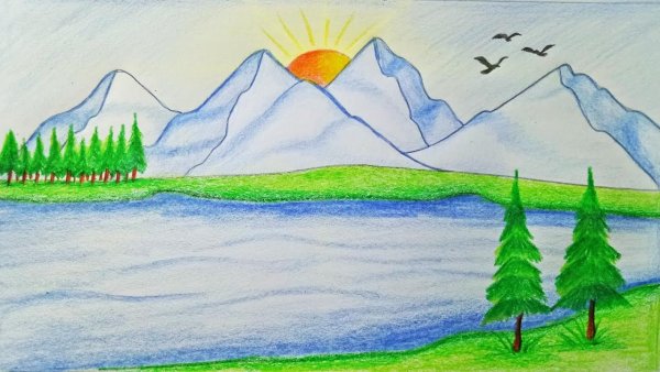 Рисунок на тему природа