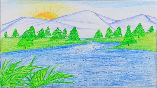 Рисунок на тему природа