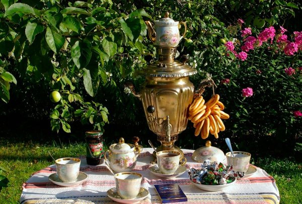 Дача чай самовар