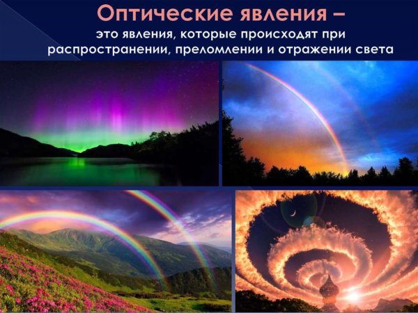 Оптические явления