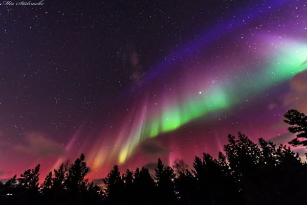 Северное полярное сияние