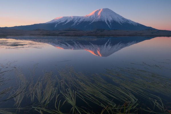 Камчатка осенняя Корякский вулкан