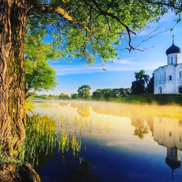 Церковь речка