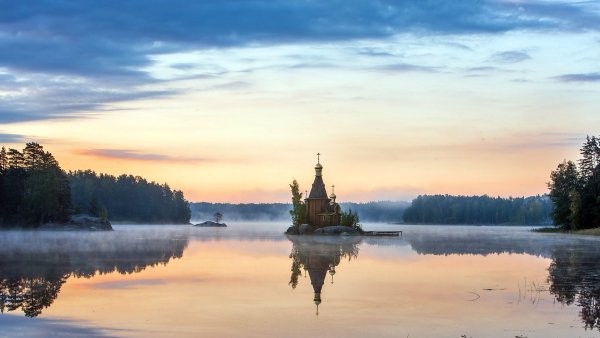 Деревня Тула речка храм