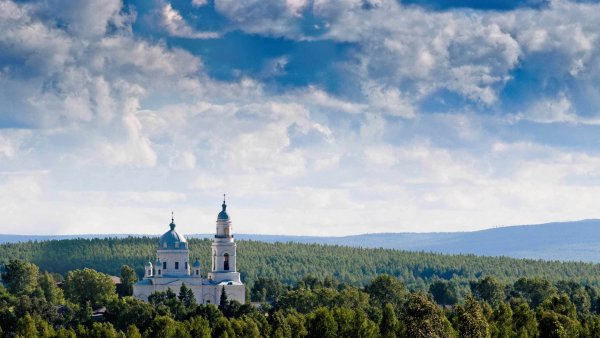 Осенний Тамбов храмы купола