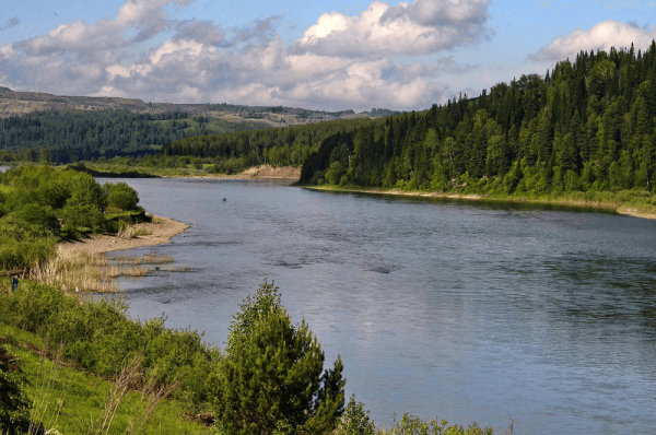 Река Томь Кузбасс