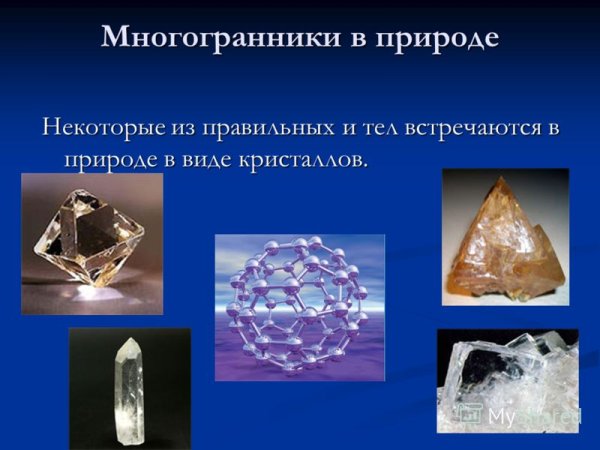Правильные многогранники в природе вирусы