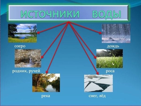 Пресная и соленая вода