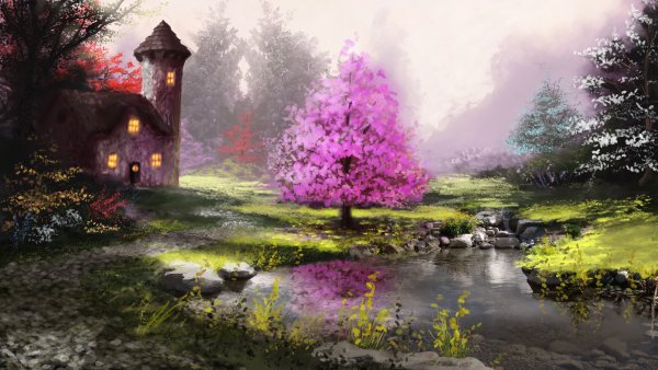 Красивая Сказочная природа