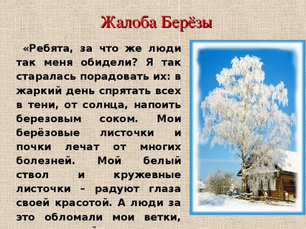 Жалобы от природы