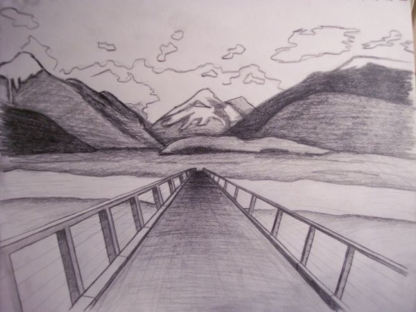 Рисунок на тему природа