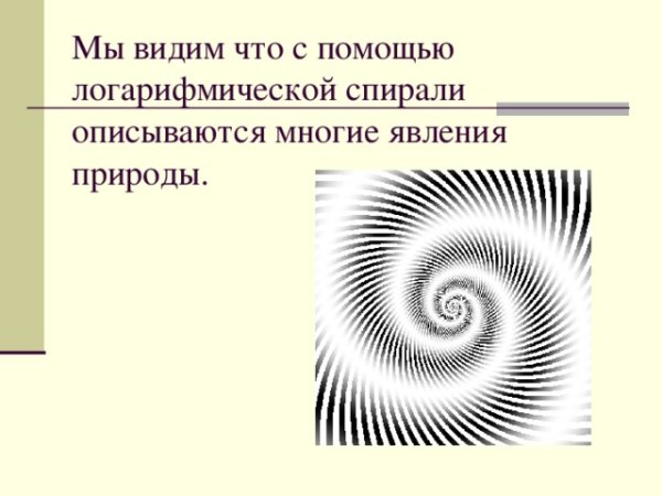 Логарифмическая спираль