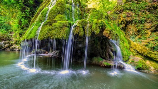 Природа водопад