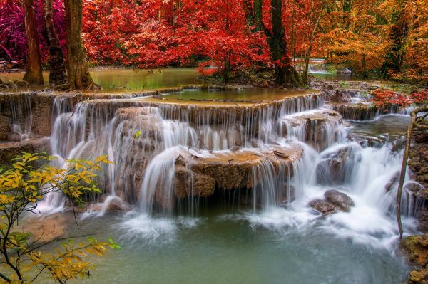 Фотообои водопад Erawan