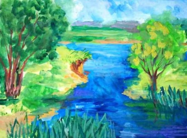 Рисование на тему природа