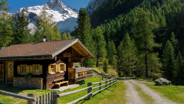 Фахверк Швейцария горы озеро лес