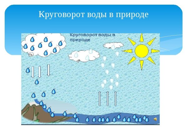 Круговорот воды в природе для детей