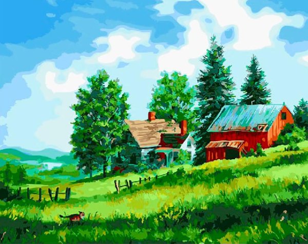 Поселок русская деревня
