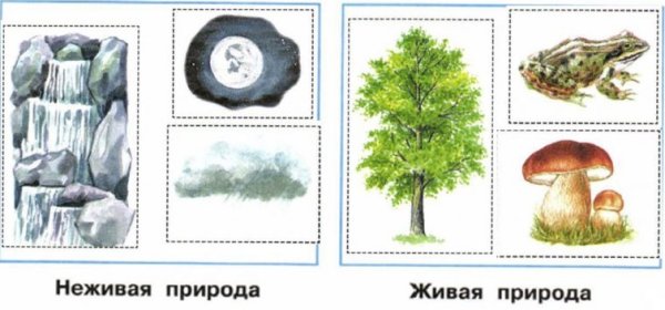 Рисунки неживой природы для детей