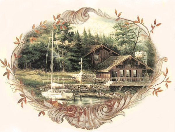 Декупажные карты природа