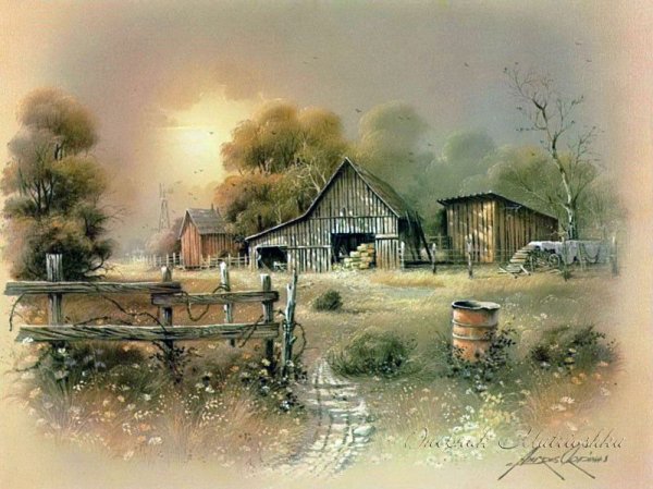 Художник Андрес Орпинас