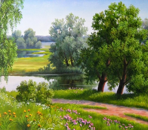 Живопись природа