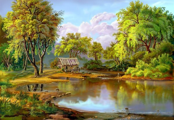 Художник Былич Александр.русские березы