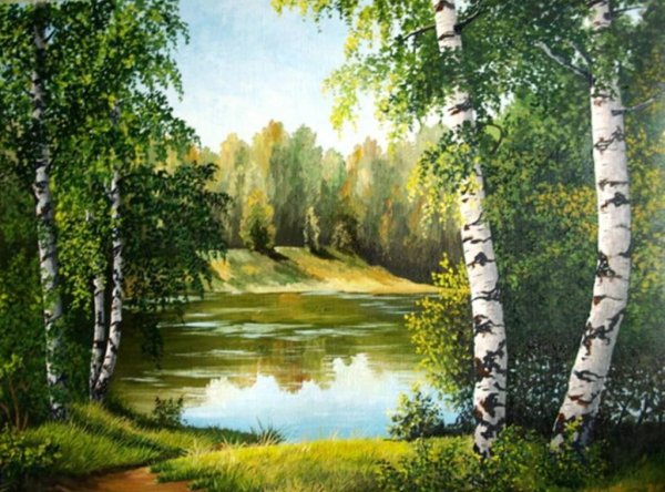 Художник Боб Росс картины