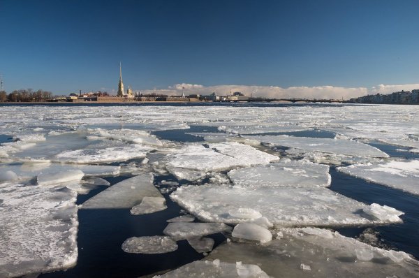 Весенний ледоход на реке